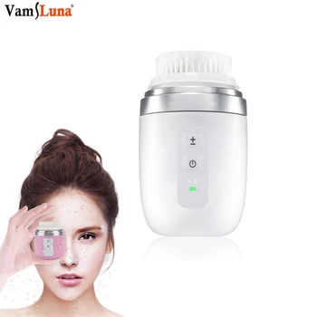 

Waterproof Electric Facial Clean Brush Face Cleanser Vibration Spa Massage Remove Impurities Sunscreen Makeup
