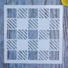 15 cm capas decorativas cuadros vichy grandes plantillas para DIY Scrapbooking/álbum de fotos decorativo en relieve tarjetas de papel artesanal de manualidades ► Foto 1/3