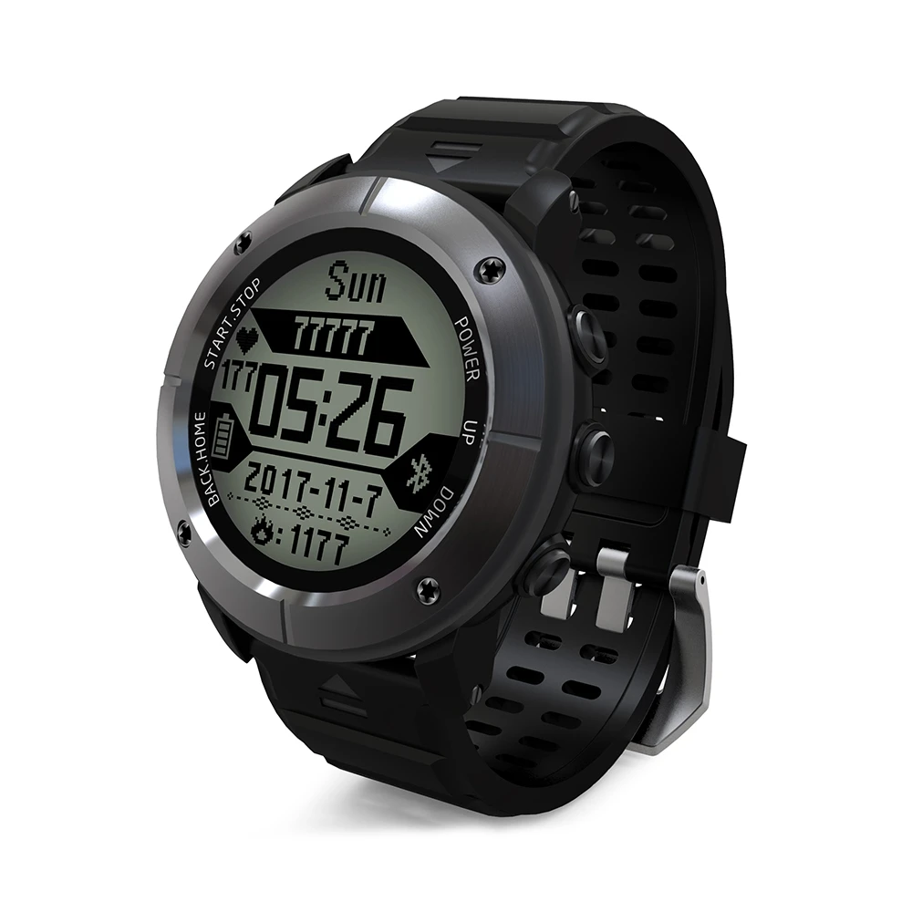 Men Sport Smart Digital Watch Clock LED Display Heart Rate Monitor SOS Compass GPS Creative Cost Montre Homme | Наручные часы