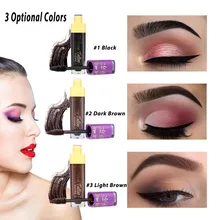 Menow Водонепроницаемый гель для бровей с Кисточки Макияж бровей Краски оттенок Enhancer крем Длительное бровей пигмента красителя Макияж