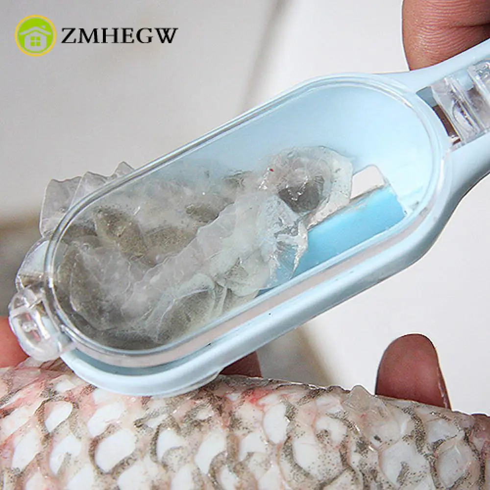 

New Practical Fish Scale Remover Scaler Scraper Cleaner Kitchen Tool Peeler Kitchenware Fish Skin Brush Fast Remove