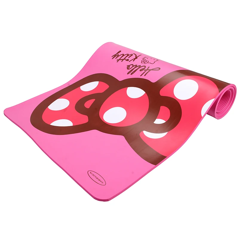 Hello Kitty Non slip Yoga Mat 10mm Fitness Mat Yoga Sport Gym Exercise Women Gymnastics Cute