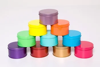

Round tin box wedding gift box Cosmetic Lotion Jars Facial Packaging Metal Packaging Bottle Free shipping 30pcs