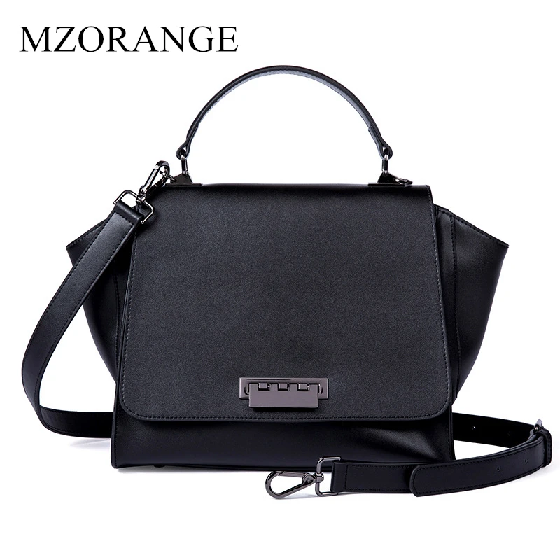 2018 MZORANGE Genuine Leather Women Bag Luxury Handbags Fashion Trapeze Designer Ladies Casual Tote Big Shoulder Messenger Bags 2018 MZORANGE Genuine Leather Women Bag Luxury Handbags Fashion Trapeze Designer Ladies Casual Tote Big Shoulder Messenger Bags