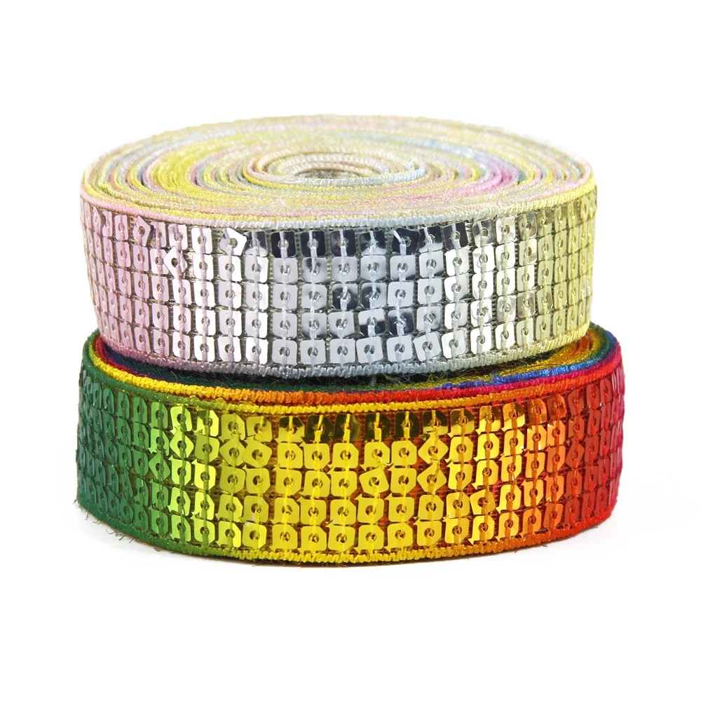 David accessories " 25 мм блестки печатных резинка из полиэстера 20yds, материалы для ручных поделок, Свадебная подарочная упаковка, 20Y59753