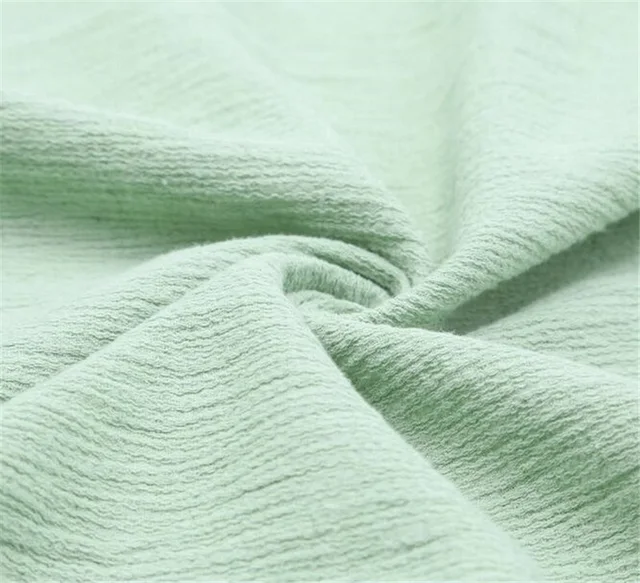 40S cotton bark crepe cloth printing and dyeing cotton crepe fabricin Fabric from Home & Garden