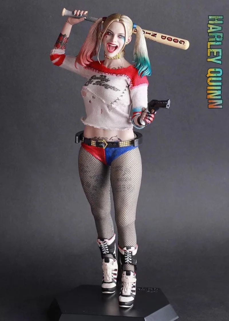 

Crazy Toys Harley Quinn Action Figures Suicide Squad 1/6 Scale Collectible Toys 27cm