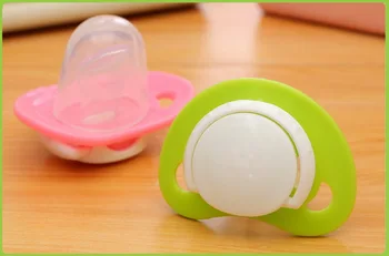 

DHL 200pcs round head / flat head New Style Classic Big Size Silicone Adult Pacifier