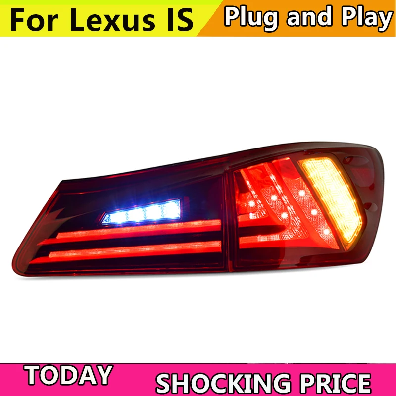 Doxa автомобиля Стиль для Lexus IS250 IS300 IS350 2006 2012 Светодиодный фонарь светильник в