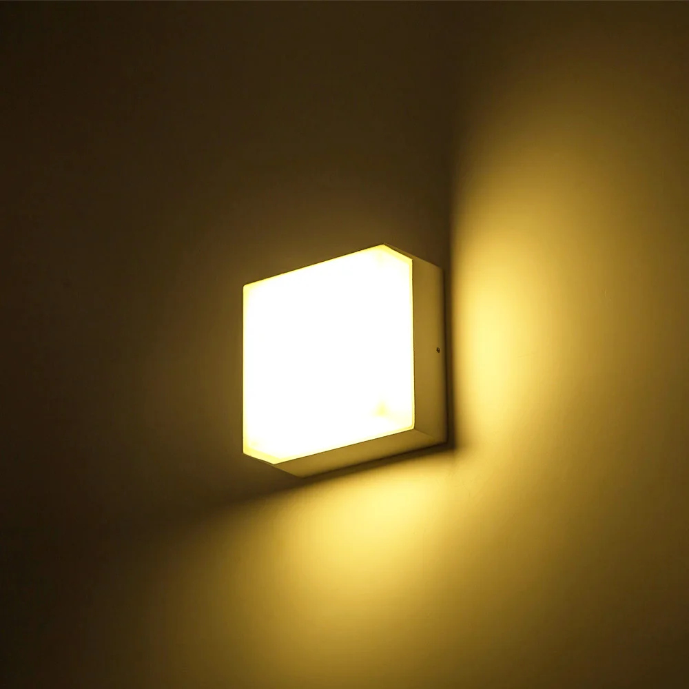 

Aluminium led wall light and Square LED wall lamp Decorate Wall Sconce home indoor light