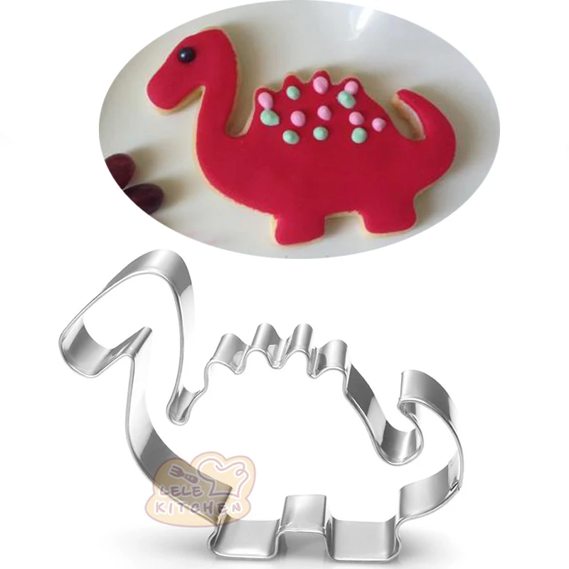 Jurassic cartoon dinosaur dragon Cookie Cutter Molds Stainless steel Fondant Cake Decorating Tool Pastry Biscuit Mould 8091