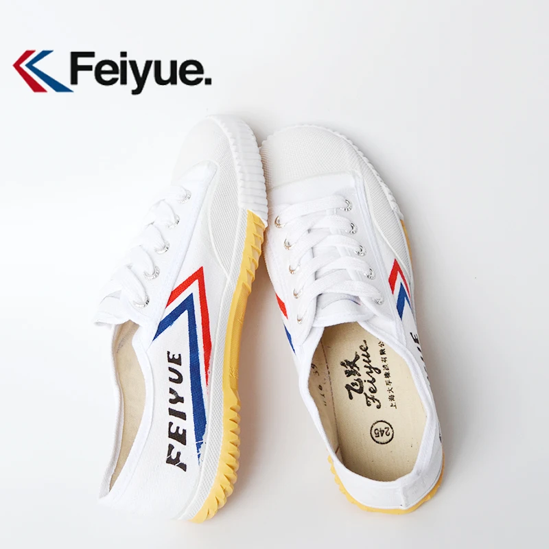 Кунг Фу Feiyue обувь Боевые искусства Тай Чи тхэквондо ушу обувь для карате спортивные тренировочные кроссовки черный и белый