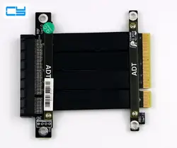 Райзер pci-e 3.0x8 удлинитель для pci-e 8 8x PCIe Riser Card ExpressCard 1U 2U серверов Удлинительный кабель 20 см 100 см Gen3 64 2.25gpbs