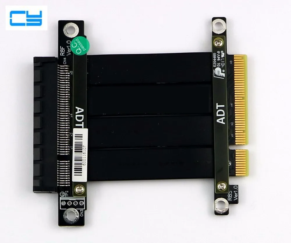 Кабель расширения Riser PCI E 3 0x8 для pci e 8 8x PCIe карта expresscard 1U 2U кабель серверов 20 см 100
