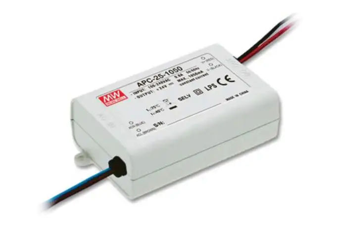 Mean Well APC-25-500 25W 15-50V 500mA LED Waterproof Driver Single Output Switching Power Supply | Лампы и освещение