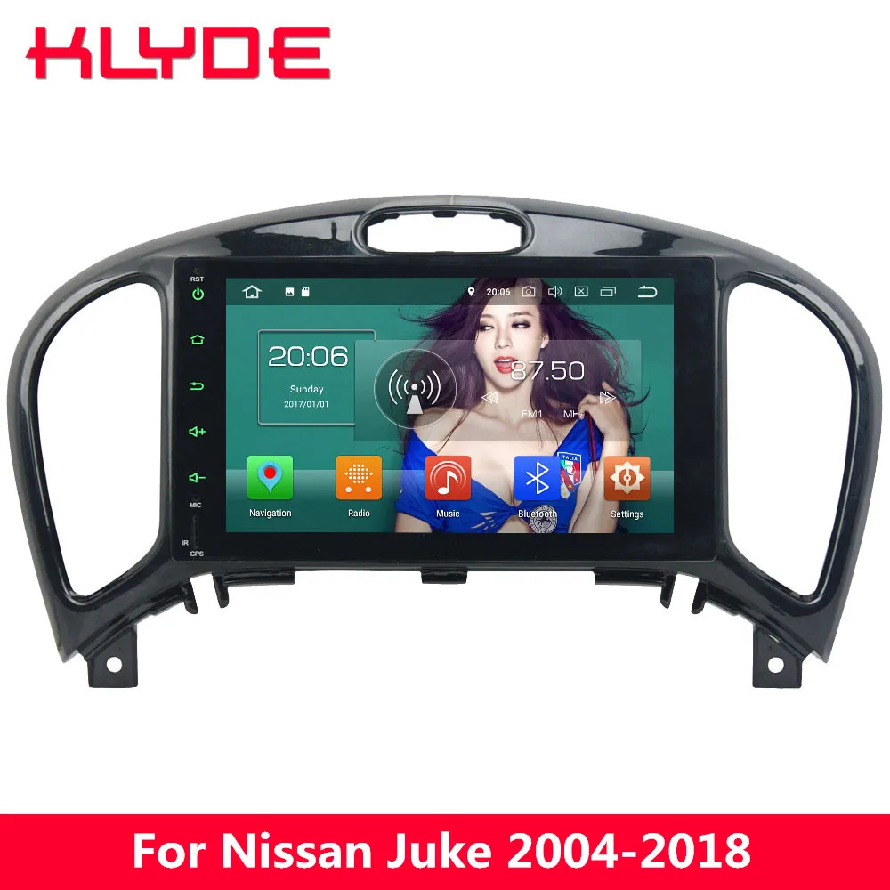 

KLYDE 4G Android 8 Octa Core 4GB+32GB Car DVD Player Radio For Nissan Juke 2004 2005 2006 2007 2008 2009 2010 2011 2012 2013-18