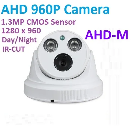 

New 1.3 MP CMOS CCTV AHD AHD-M Camera 960P 2500TVL Security Surveillance indoor dome AHD-M Camera with IRCut Filter1080P Lens