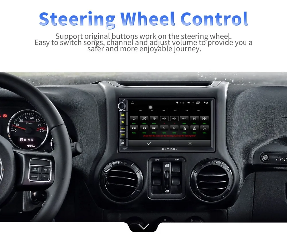 Sale JOYING 2 din car radio autoradio universal 4GB+64GB GPS support SIM Card Android 8.1 Octa Core 7inch HD screen DSP WIFIfor Honda 20