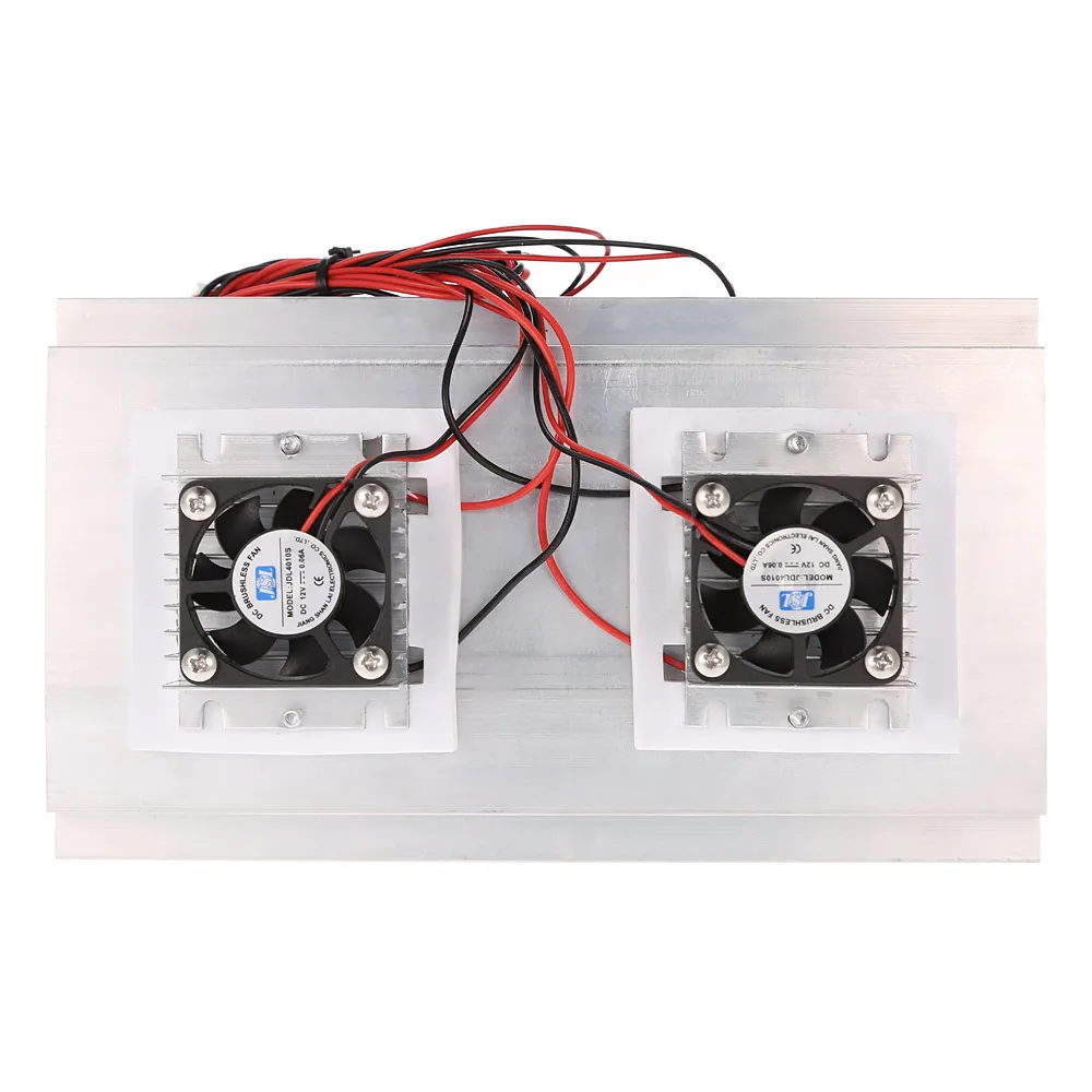 Термоэлектрический Пельтье холодильная система охлаждения комплект полупроводниковый охладитель большой радиатор холодной проводимости модуль двойные вентиляторы