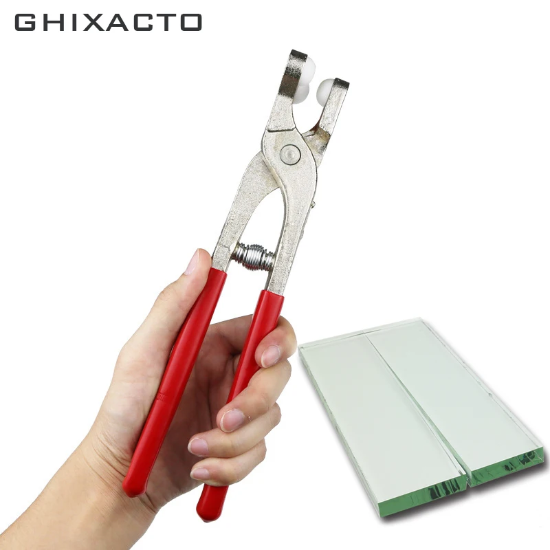 GHIXACTO Glass Edge Cut Running Pliers Glass Tile Plier Glass Breaking When finish cutting Suitable for Glass Thickness 3~8mm