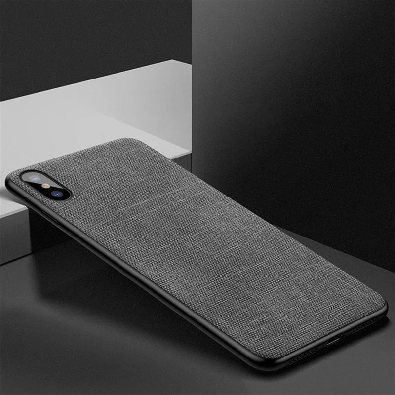 

Ultra-thin Cloth Phone Case For iPhone 6 6s Plus Soft Silicone Non-slip Phone Case For iPhone 7 8 Plus X XR XS MAX Back Cover