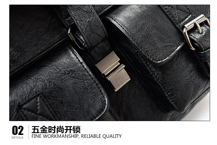 GUMST многофункциональная мужская сумка через плечо, Диагональная Сумка, деловой портфель из искусственной кожи, мужская мода, 14 дюймов, сумки