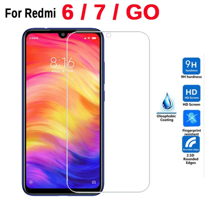 

Tempered Glass On Redmi go Note 5 Screen Protector For Xiaomi Xiomi Redmi 6A Note 6 7 Pro 3pro 5pro Protective Safety Film Glass