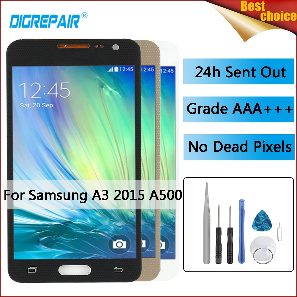 

For Samsung Galaxy A3 2015 LCD A3000 A300M A300F LCD Display Digitizer Touch Screen Replacement Part For Samsung a3 2015 Display