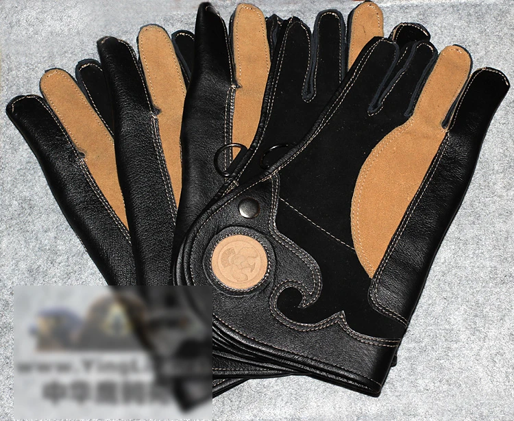 

Cowhide Genuine Leather Glove Guard Holder Falconry For Falco Hawk Eagle Tactical Hunting Hunter
