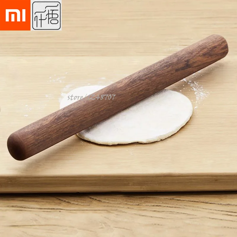 

Xiaomi Mijia YWYS 32mm Kitchen Wooden Rolling Pin Fondant Cake Decoration Dough Roller Baking Cooking Tools Accessories