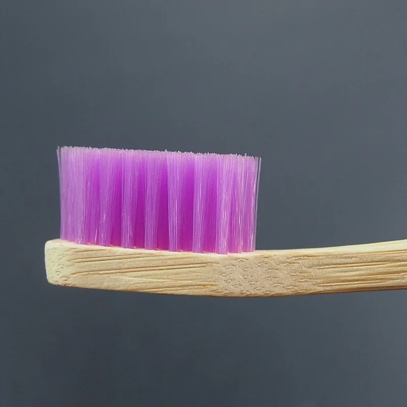 DR. Идеальная 12 шт./партия бамбуковая зубная щетка фиолетового волокна Мягкая зубная щетка с напылением из бамбукового угля уход за полостью рта зубные щетки для взрослых бамбук