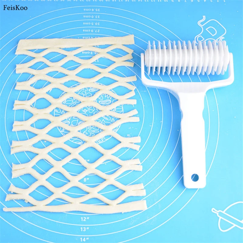 Cutter Dough Bakery Roller Plastic Baking Tool Cookie Pie Pizza Bread Pastry Lattice Roller Cookie Cutter Kitchen Baking Tools