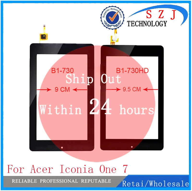 Новый 7 ''дюймовый для Acer Iconia One B1 730 730HD протестированным сенсорным Панель