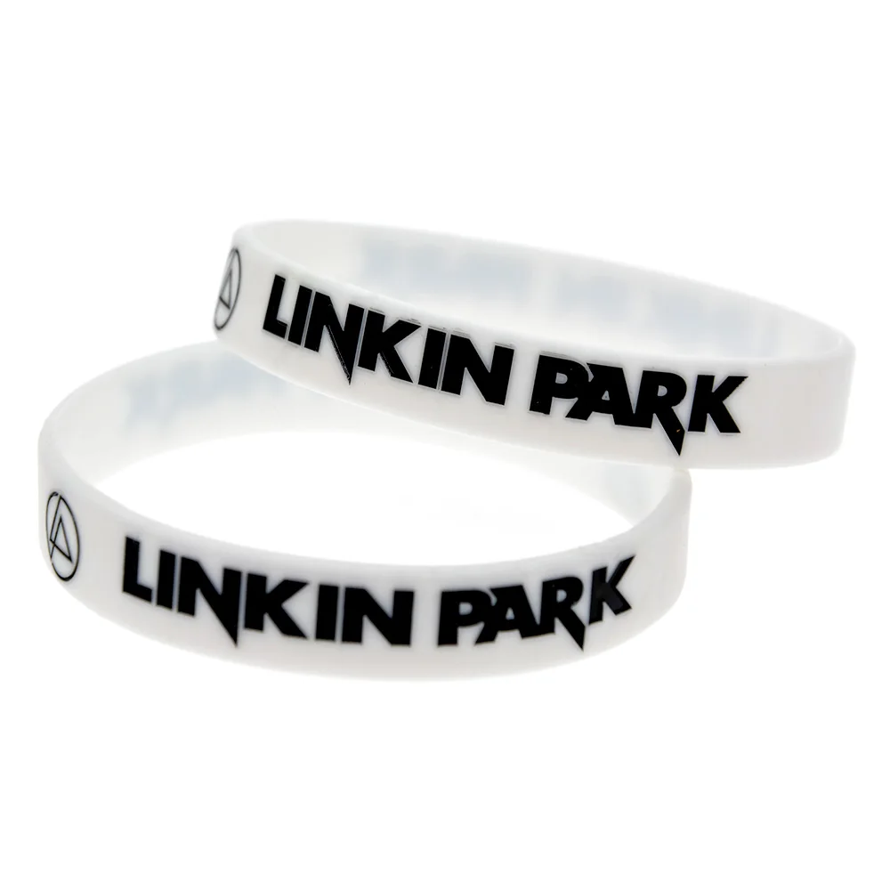 OneBandaHouse 50PCS/Lot Rock Band Linkin Park Silicone Wristband ...