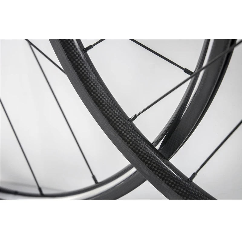Flash Deal New arrival chinese carbon wheelset 24mm depth road wheels with 23mm width clincher in glossy bicycle wheel 4 Flash Deal New arrival chinese carbon wheelset 24mm depth road wheels with 23mm width clincher in glossy bicycle wheel 4