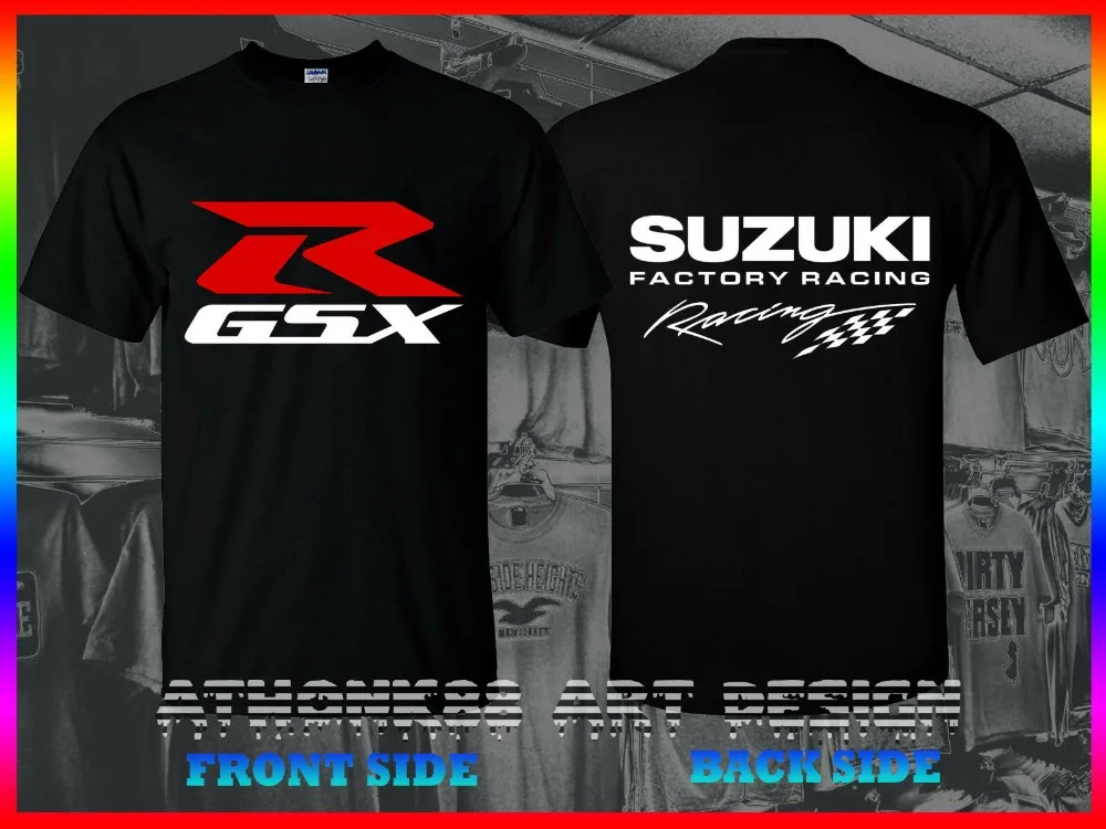 

Suzuki Gsx-R1000 Racing T-Shirt Suzuki Gsx-R1000 Yoshimura Exhaust T-Shirt 2019 Latest Fashion Printed Men Cotton 3D T-Shirts