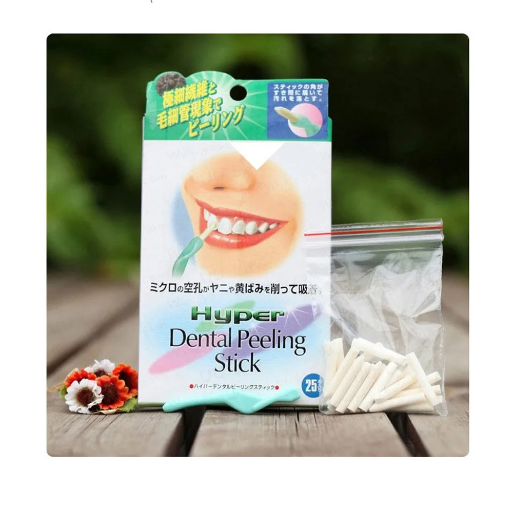 

2018 New Teeth Whitening Pen 25pcs wipe sticks Instant Remove Stain Tooth Wipe Pen Whitener P#dropship