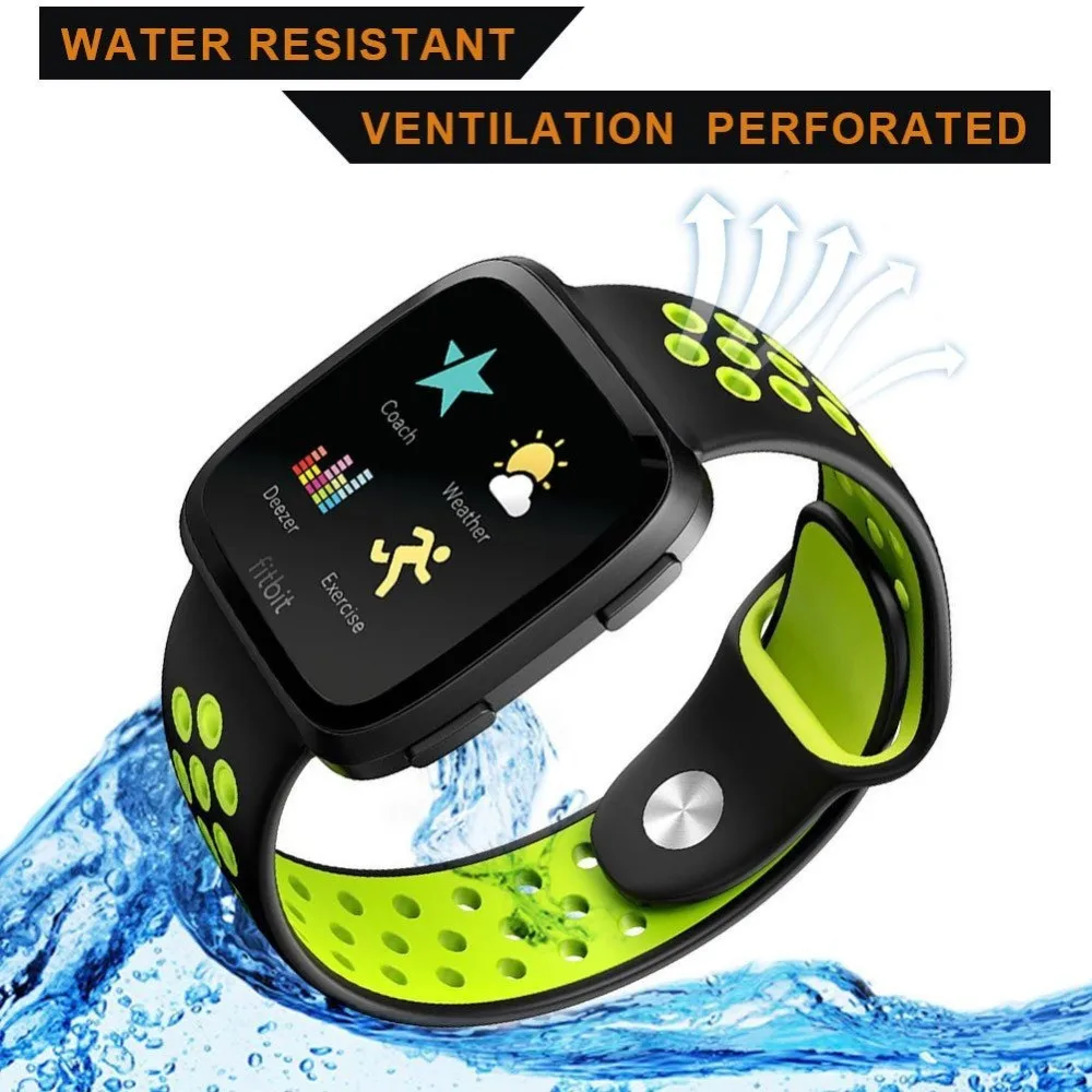 New Arrival For Fitbit Versa 2 Wristband Wrist Strap Smart Watch Band Strap Soft Watchband Replacement Smartwatch Band FREE SHIP
