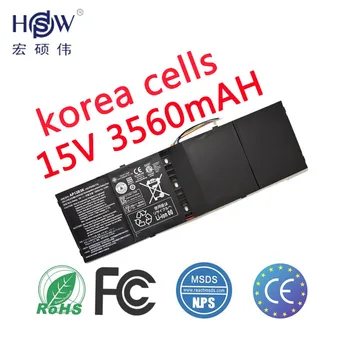 

HSW Laptop Battery for Acer Aspire R7 M5-583p Series Ap13b3k Ap13b 4lcp6/60/80 3560mah 15v bateria akku