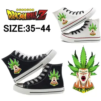 

Dragon Ball Super Goku Trunks Blue Printing Shoes Cartoon High Top Canvas Uppers College Personalise Fashion A19530