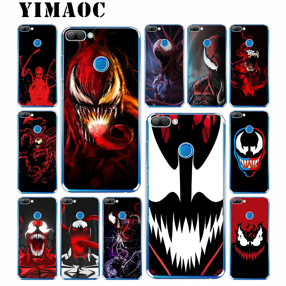 YIMAOC Carnage SpiderMan Soft Case for Huawei Honor 10 9 8X 8C 8 7C 7X 7A Pro 6A Lite Note Nova 3i 3 2i Y6 Y7 Y9 Prime 2018 |