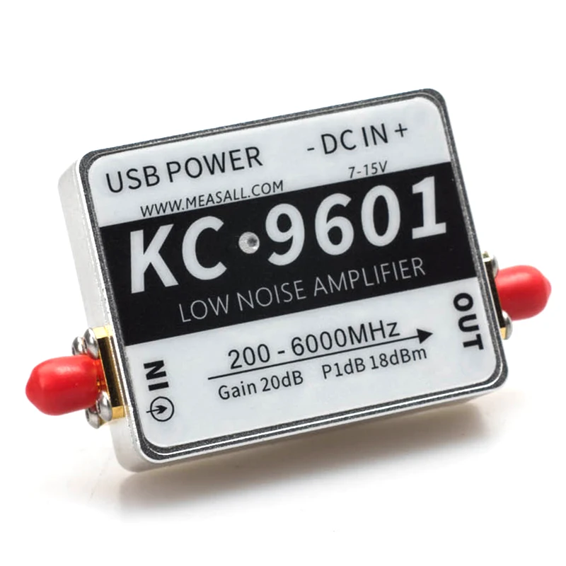 6GHz 20dB низкий уровень шума усилитель 5 8G 2 4G KC9601 200 MHz 6000 Частота|Измерители частоты| |