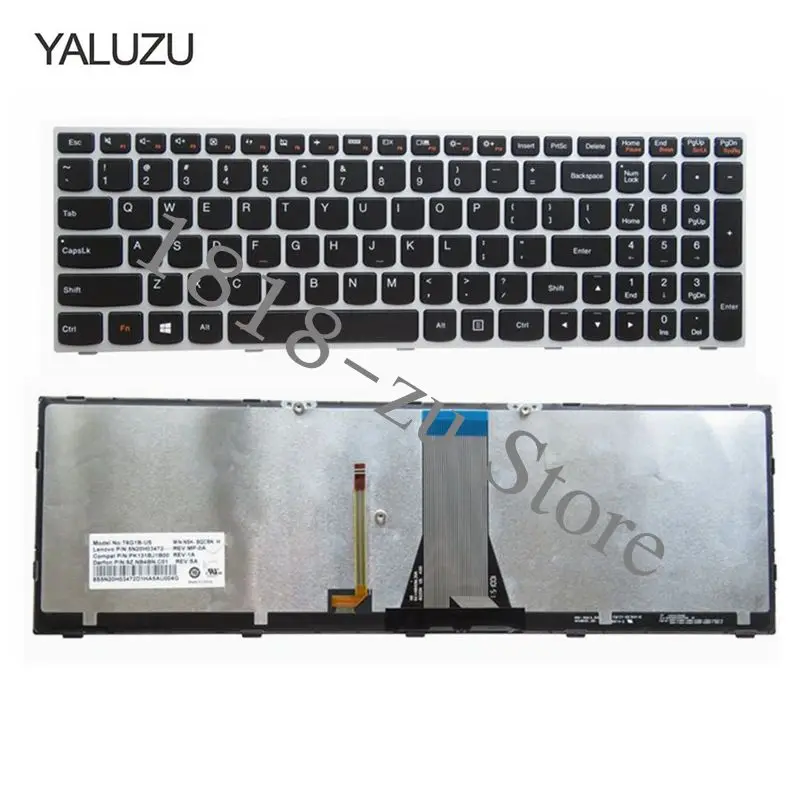 Сша новая клавиатура для ноутбука Lenovo G50-70 G50-45 B50 G50 G50-70AT G50-30 Z50 300-17ISK английский |