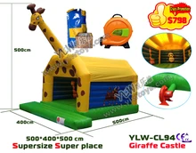Giraffe Inflatable Bouncer,inflatble castle toy game,inflatable trampoline