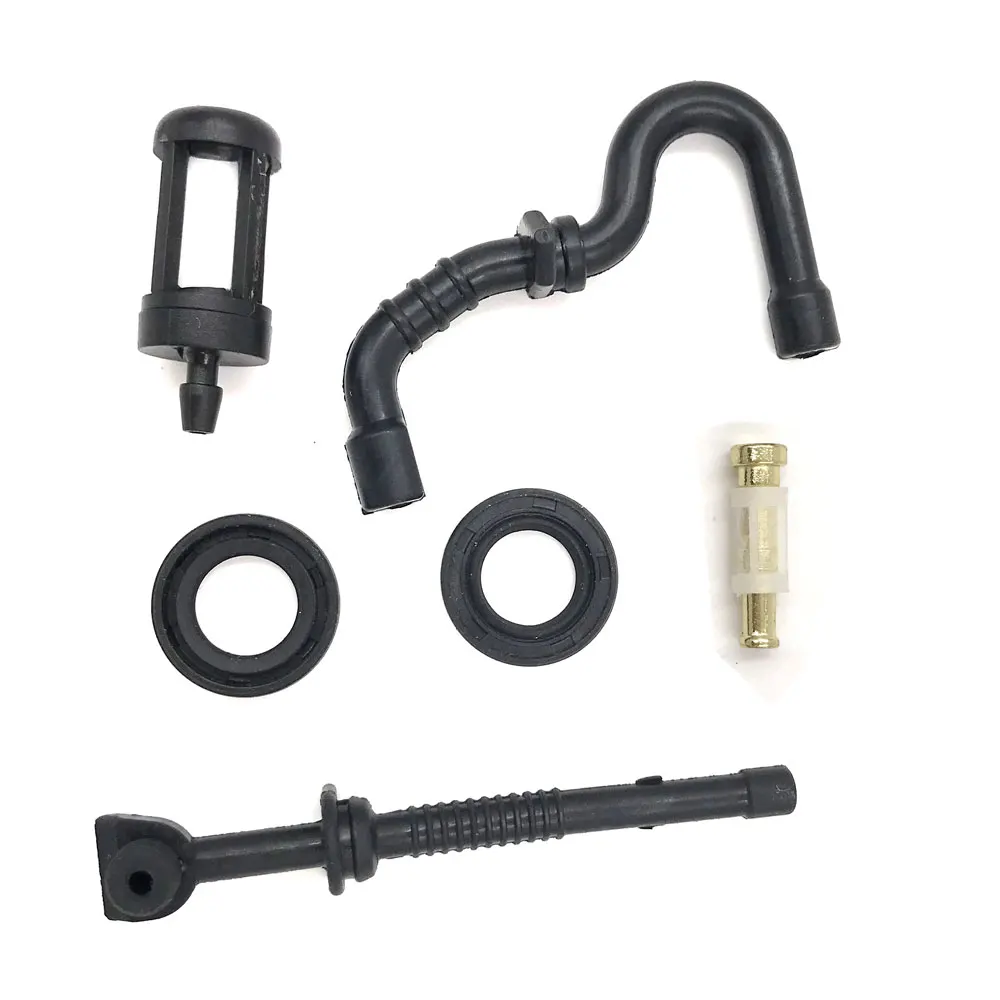 Fuel filter tube and oil filter tube +Oil Seals Kit Fit STIHL 017 MS170