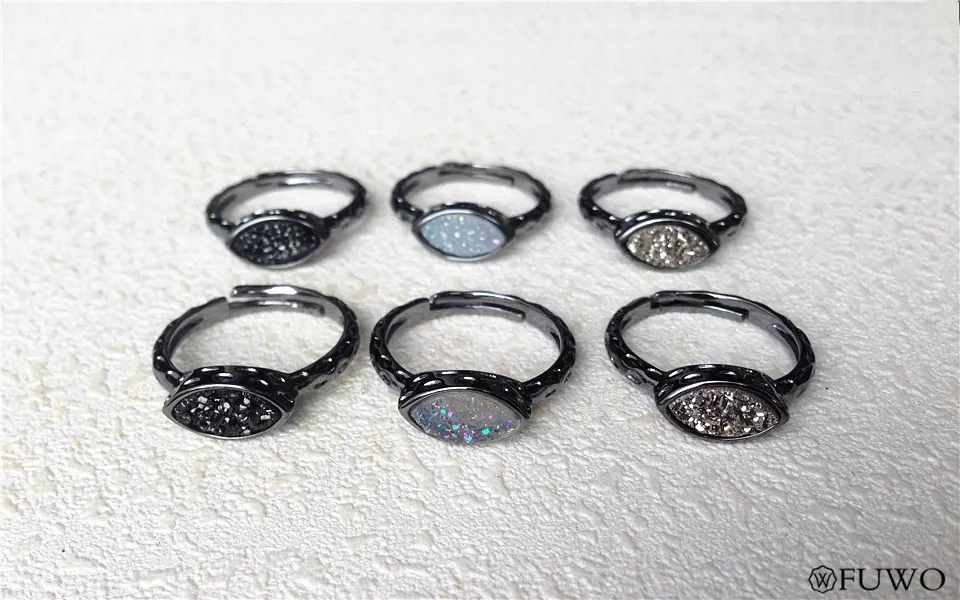 Aura Druzy Rings 8