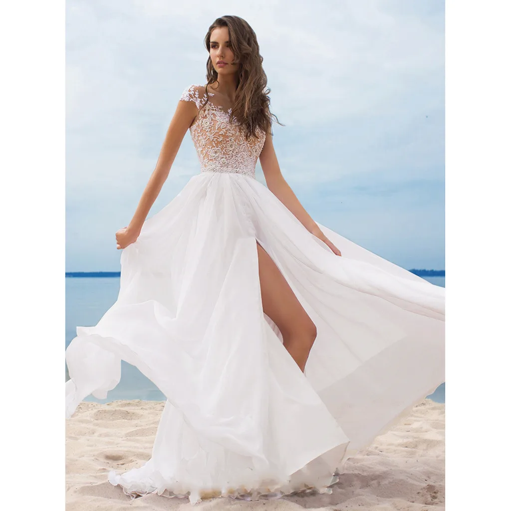 

Summer beach Dress Women Sexy Clothing Summer Casual Solid Sleeveless V-Neck Dress Lace Dress Cute dress lady lange jurken