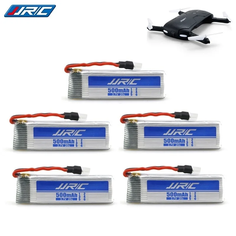 Goedkoop 5 stks partij 3.7 v 500 mah 20c Voor JJRC H37 Eachine E50S E50 Lipo Batterijen voor Wltoys V930 V977 V988 RC Helicopter Drone Onderdeel