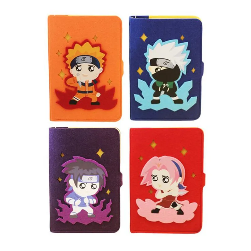 

Cartoon Anime Naruto Diary Memo Pad Cute Sasuke Notebook Daily Weekly Planner Notes Stationery Office School Supplies Gift