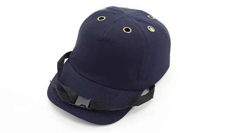 Защитная Кепка для работы, защитный шлем ABS, внутренняя оболочка, бейсбольная кепка, Стильная защитная жесткая шапка для спецодежды, защита головы, верх 6 отверстий
